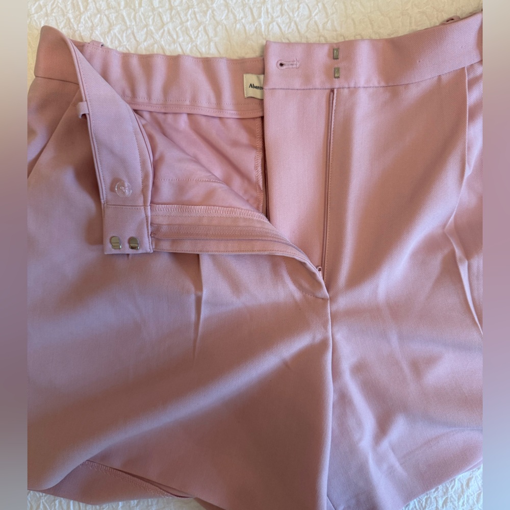 Abercrombie & Fitch Tailored Shorts – Light Pink – Size 14 / 32 - Picture 3 of 8